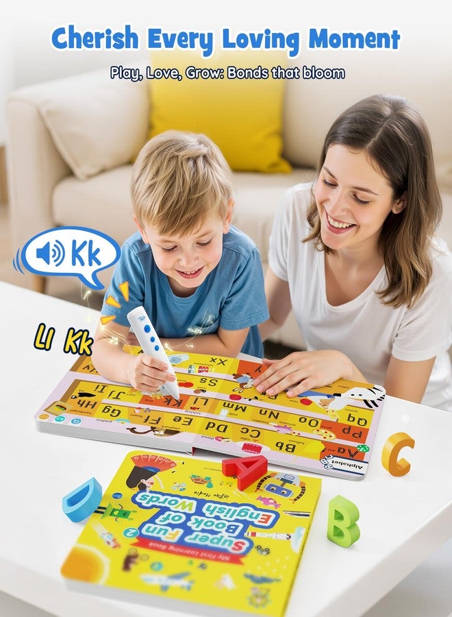TEKFUN Talking Pen Books Sets, Learn to Read Sound Words Books with 500+ Interactive Games, Toddler Educational Birthday Gifts, Autism Sensory Games for Ages 1 2 3 4 5 6 - Image 4